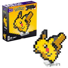 Mega Pokemon Pikachu Building Toy Kit (400 Pieces) Retro Set For Collectors by Mattel