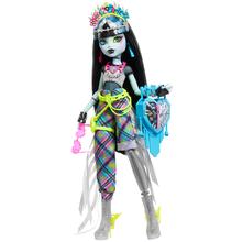 Monster High Monster Fest Frankie Stein Fashion Doll With Festival Outfit, Band Poster And Accessories by Mattel