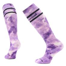 Women's Ski Tie Dye Print Over The Calf Socks by Smartwool in Durham NC