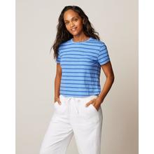 Womens Shoreline Striped T-Shirt by Johnnie-O in Concord NC