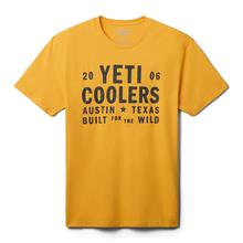 Coolers Austin, TX Short Sleeve T-Shirt - Yellow by YETI in Pasadena CA