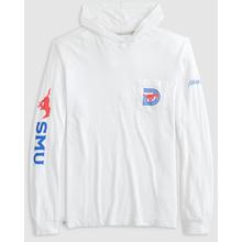 Men's SMU Edison 2.0 T-Shirt Hoodie by Johnnie-O in Indianapolis IN