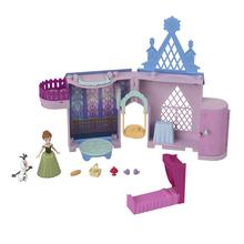 Disney Frozen Storytime Stackers Playset, Anna's Arendelle Castle Dollhouse With Small Doll