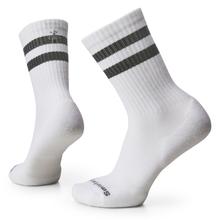 Athletic Stripe Targeted Cushion Crew Socks