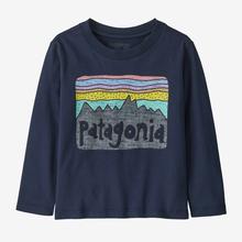 Baby Long Sleeved Fitz Roy Skies T Shirt by Patagonia