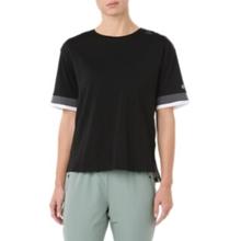 Mix Fabric Short Sleeve T-Shirt by ASICS