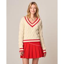 Womens Varsity Cable Knit Cotton Sweater by Johnnie-O in Old Bridge NJ
