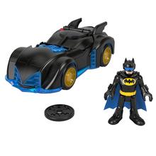 Imaginext DC Super Friends Shake & Spin Batmobile And Batman Figure Set, 4 Pieces by Mattel