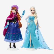 Disney Toys, Disney100 Frozen Anna And Elsa Collector Dolls, Gifts For Kids And Collectors by Mattel