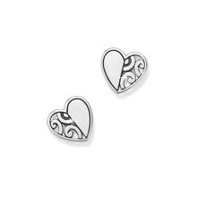 Deco Heart Mini Post Earrings