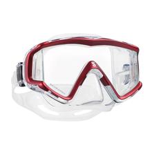 Crystal Vu Maske, Clear Silikon, Rot