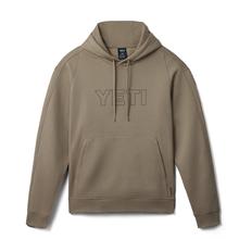 Logo Built for the Wild Fleece Hoodie - Taupe by YETI in Pasadena CA