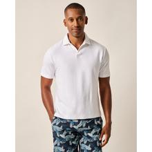 Mens Terry Johnny Collar Polo - Frankie