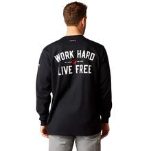 Mens FR Work Hard Live Free T-Shirt