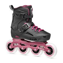 Lightning 90 Women's Urban Inline Skate, Black and Sangria by Rollerblade