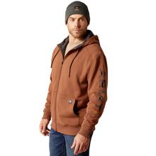 Mens Rebar All-Weather Full Zip Hoodie