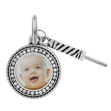 Memento Circle Photo Charm