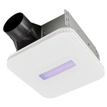 SurfaceShield Exhaust Fan w/ LED and Vyv Antimicrobial Virus Killing* Violet Light, 110 CFM by Broan-NuTone in ST. THOMAS VI