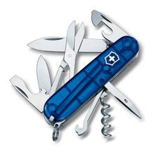 Climber Victorinox pocket knife (Blue, 4 in)