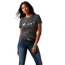 Women's Ariat Cowhide Logo T-Shirt