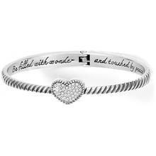 Celestia Heart Hinged Bangle by Brighton in Rancho Santa Margarita CA