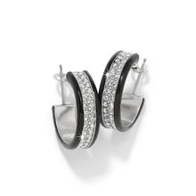 Meridian Two Tone Hoop Earrings by Brighton in Everett PA