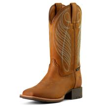 Women's Round Up Wide Square Toe Waterproof Western Boot by Ariat