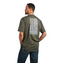 Men's Rebar Workman Reflective Flag T-Shirt by Ariat in Baxter Tennessee