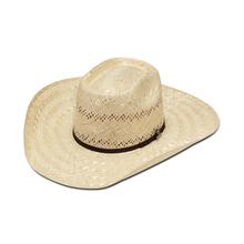 Unisex Sisal Punchy Straw Cowboy Hat