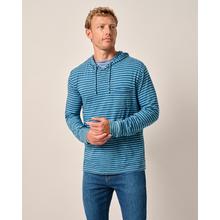 Mens Zeus Striped Cotton Hoodie by Johnnie-O in Millersburg OH