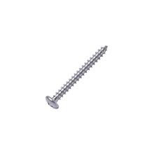 Oval head screws 6 x 1-1/4 Phillips 18-8 inox for end pin chrome x2 (KIT)