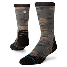 Rompin Mid Crew Socks Brown M by Stance