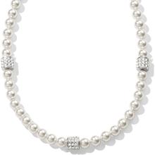 Meridian Petite Pearl Station Necklace by Brighton in Lone Grove OK