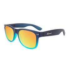 Frosted Navy Fade / Sunset Fort Knocks Polarized Sunglasses  | Fun, Cool, Colorful Sunglasses | Fishing, Outdoor, Running Sunglasses by Knockaround