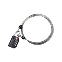 3-Dial TSA Lock & Cable