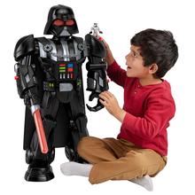 Imaginext Star Wars Darth Vader Bot 2+ Ft Toy, Lights Sounds & Stormtrooper Character Key by Mattel