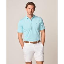 Men's Colter Striped Mesh Performance Polo