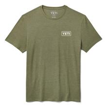 Built for the Wild Turkey Feather Short Sleeve Tee - Heather Olive - L by YETI