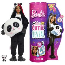 Barbie Cutie Reveal Doll With Panda Plush Costume & 10 Surprises by Mattel