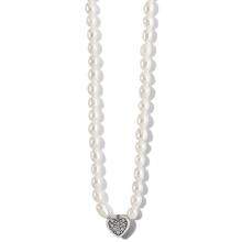 Meridian Zenith Heart Pearl Necklace