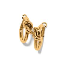 Interlok Single Knot Hoop Earrings by Brighton