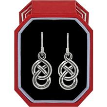 Interlok Braid Petite Leverback Earrings Gift Box by Brighton