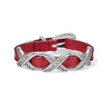 Kriss Kross Etched Bandit Bracelet by Brighton