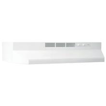 21-Inch Ductless Under-Cabinet Range Hood w/ Easy Install System, White by Broan-NuTone