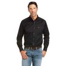 Men's Solid Twill Fitted Shirt