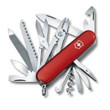 Handyman Victorinox pocket knife (Red, 4 in)