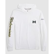 Men's Michigan Eddie T-Shirt Hoodie by Johnnie-O in Indianapolis IN