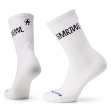 Athletic SMRTWL Logo Targeted Cushion Crew Socks by Smartwool