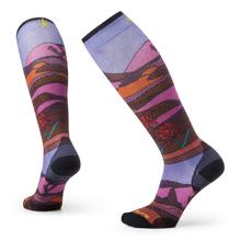 Women's Ski Zero Cushion Floral Field Print Over The Calf Socks by Smartwool