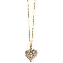 Trust Your Journey Golden Heart Necklace by Brighton in Sicklerville NJ